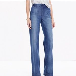 Madewell Wide Leg Trouser Jean NWT Size 26